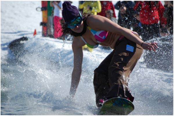 pond skimming St. Patricks day 2012